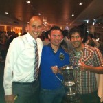 Patrick Jordan with Tadhg kennelly & the Cormac McAnallen Cup